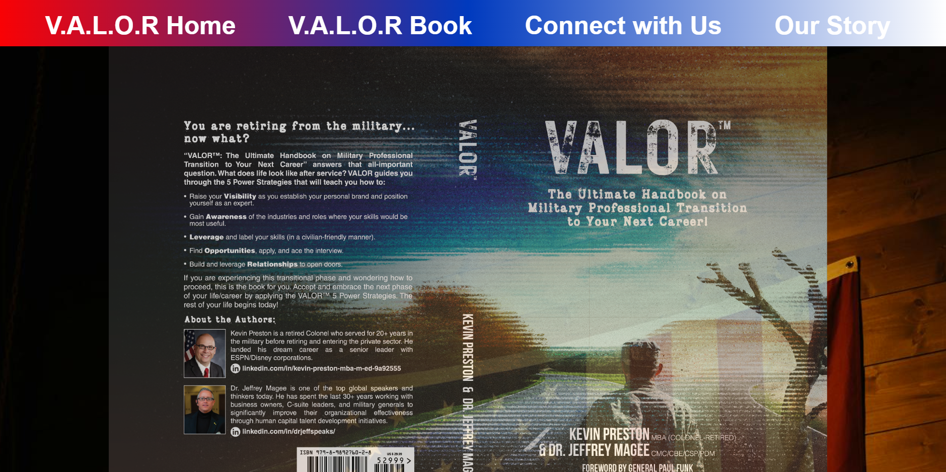 V.A.L.O.R Handbook Homepage